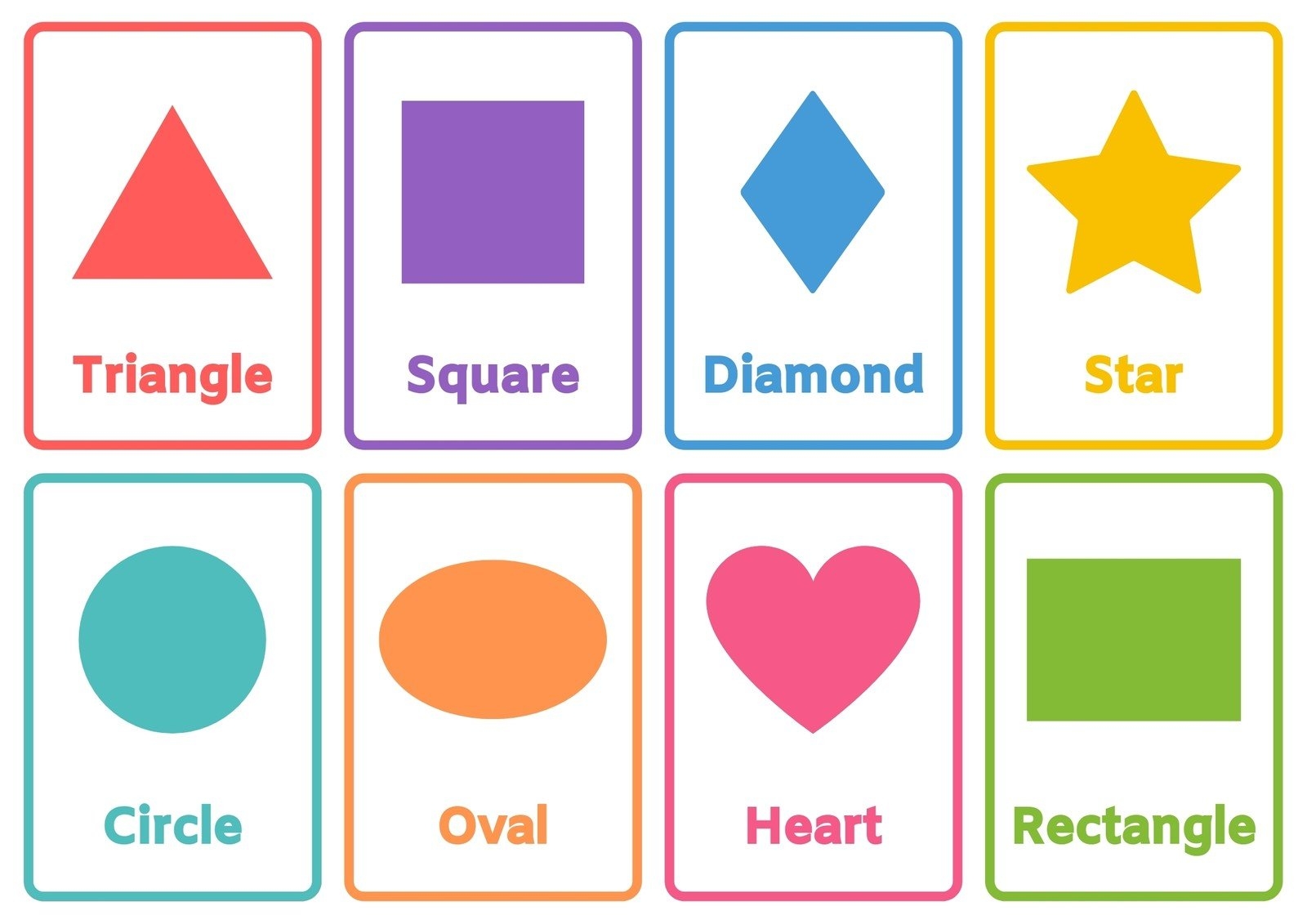 Printable Rectangle Template
