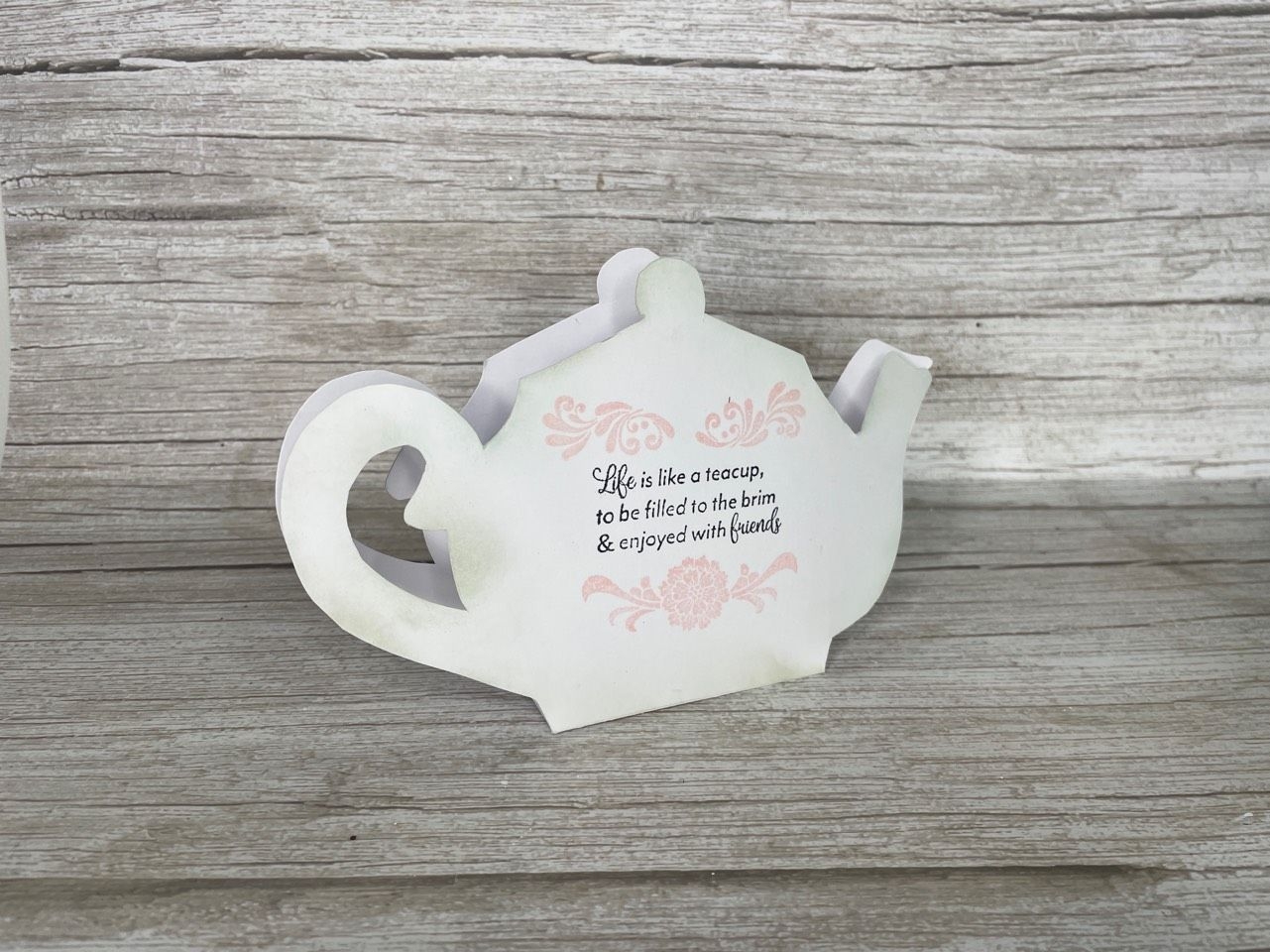 FREE Teapot Card Template