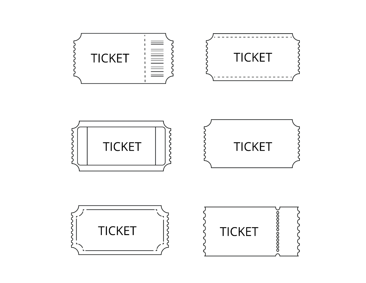 Ticket Template Printable Free