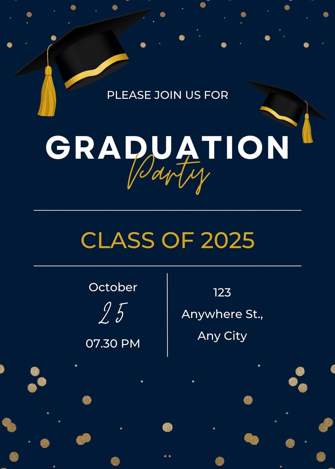 Friends Themed Graduation Party Free Custom Printable Graduation Invitation Templates Canva 