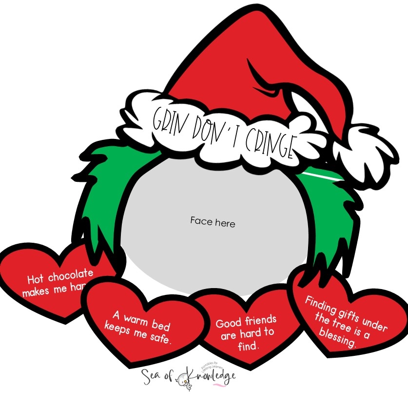 Free Printable Grinch Craft Template