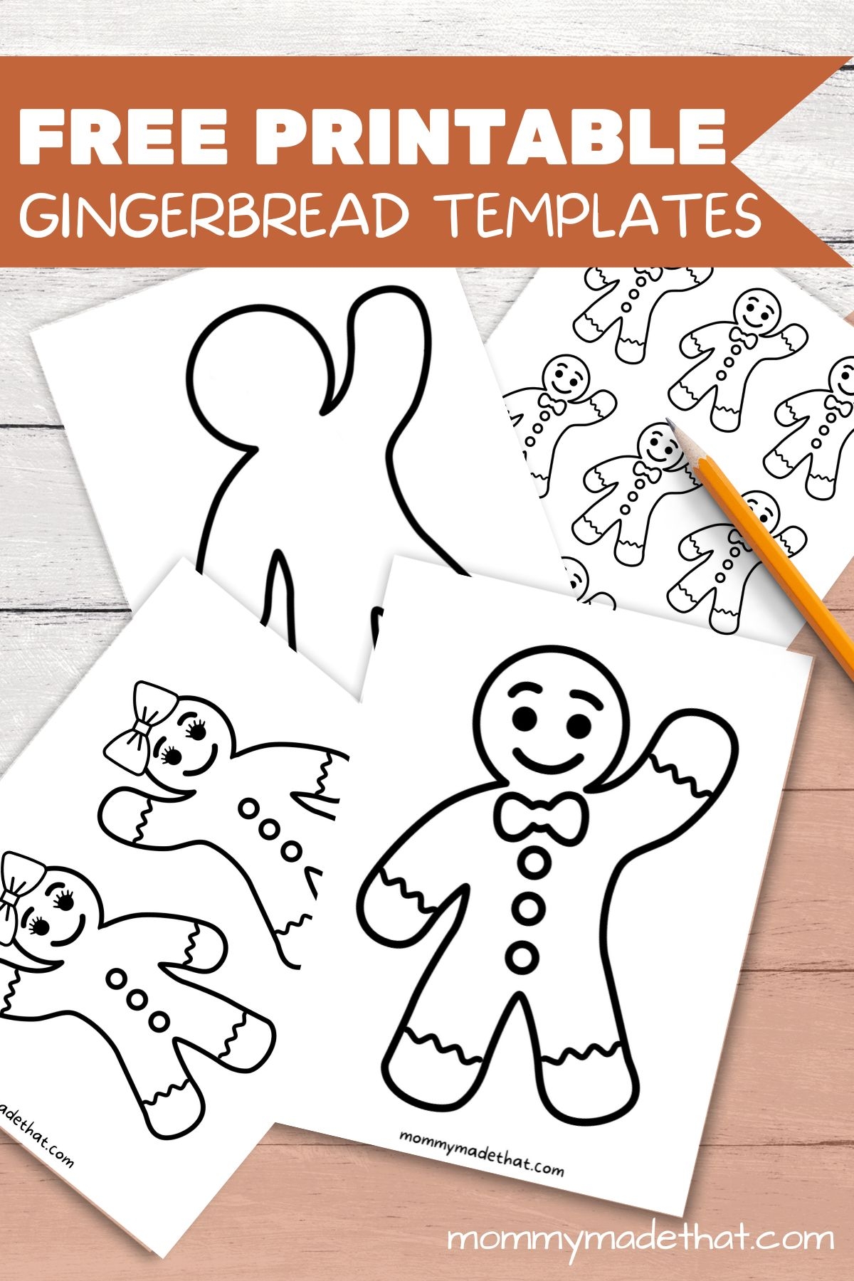 Gingerbread Template Printable Pdf