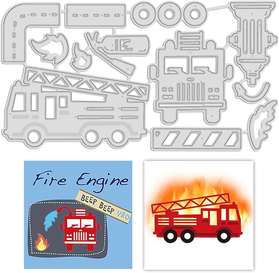 Cut Out Fire Truck Template Printable