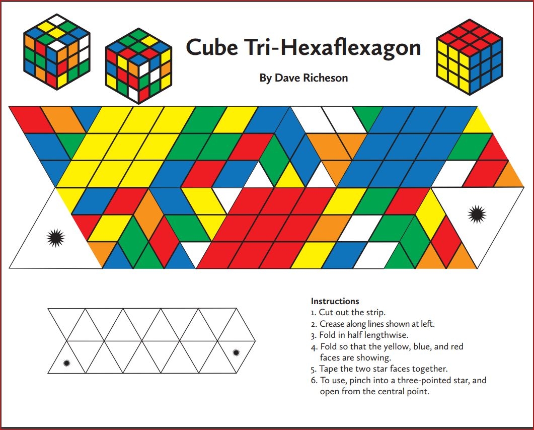 Printable Flexagon Template