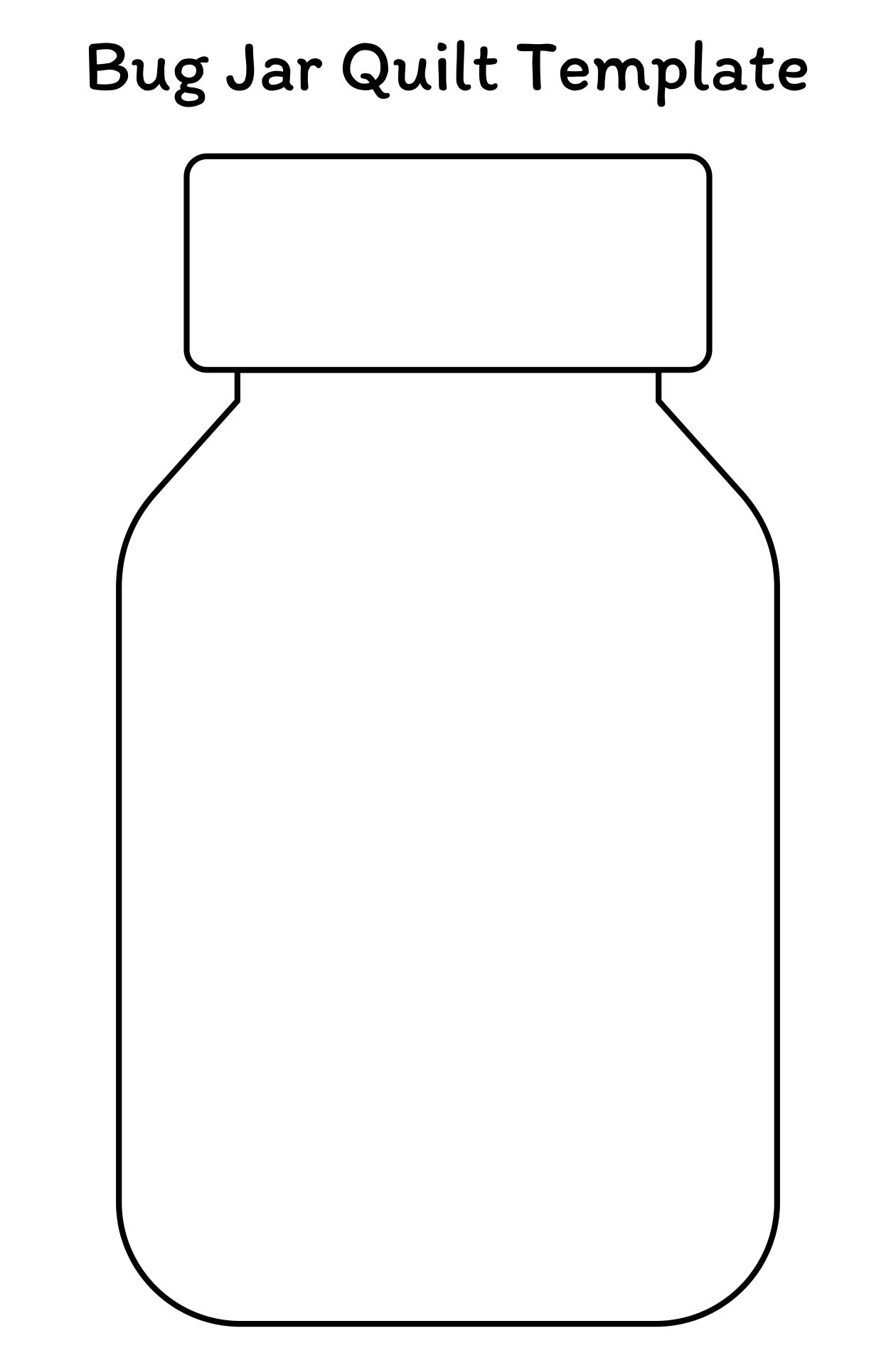 Cut Out Free Printable Mason Jar Template Pdf