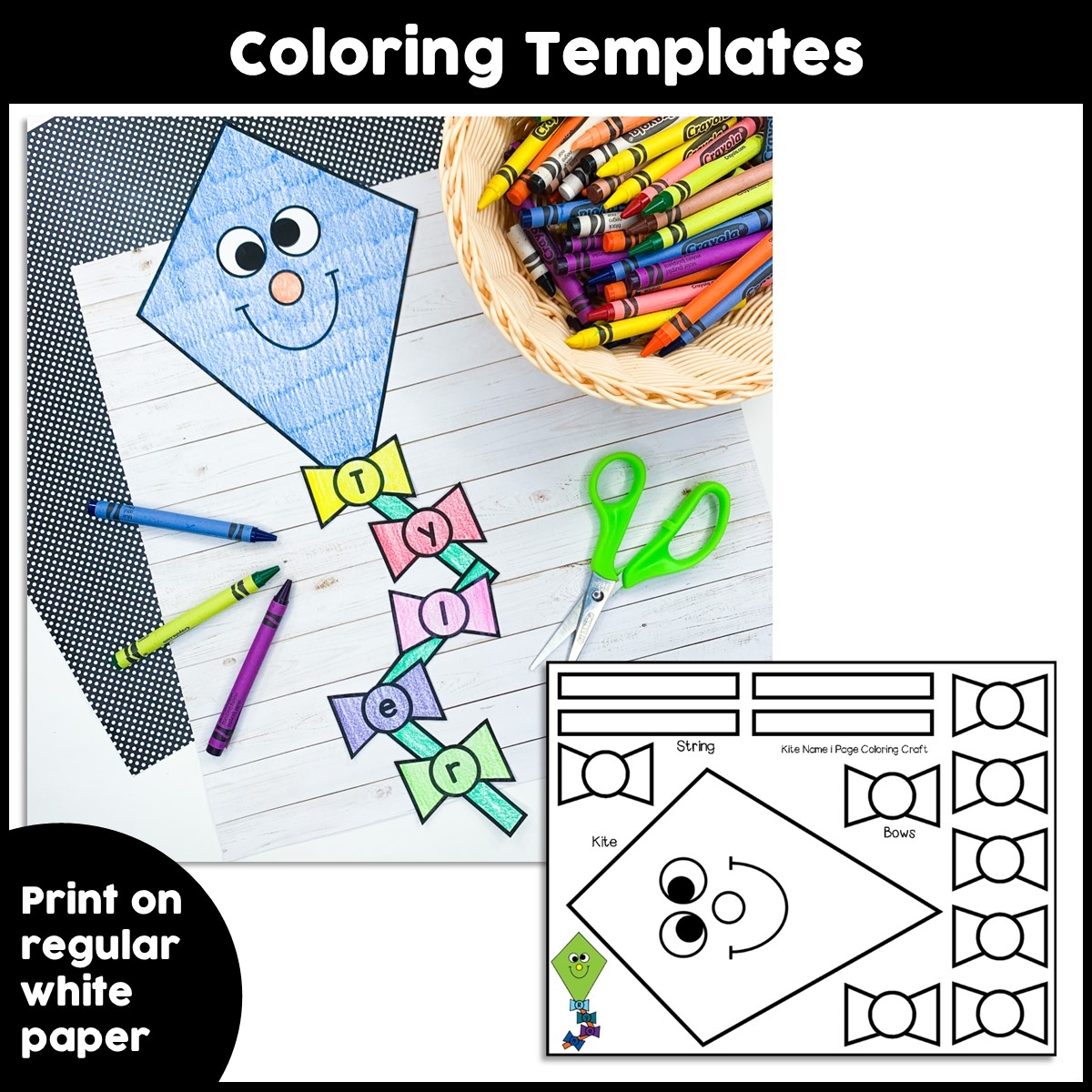 Kite Template Printable Pdf