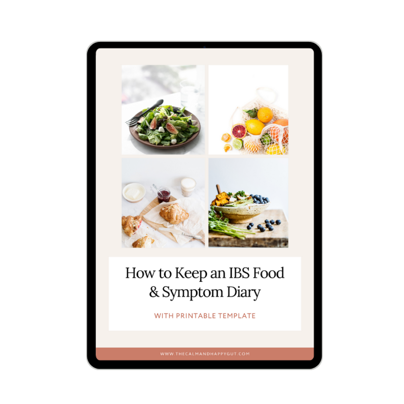 Free Printable Ibs Food And Symptom Diary Template