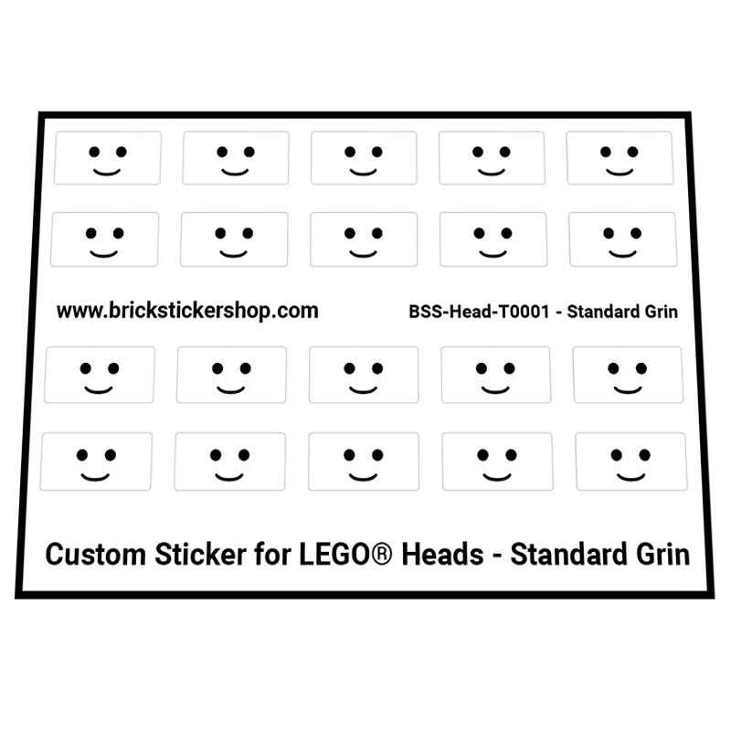 Printable Lego Face Template