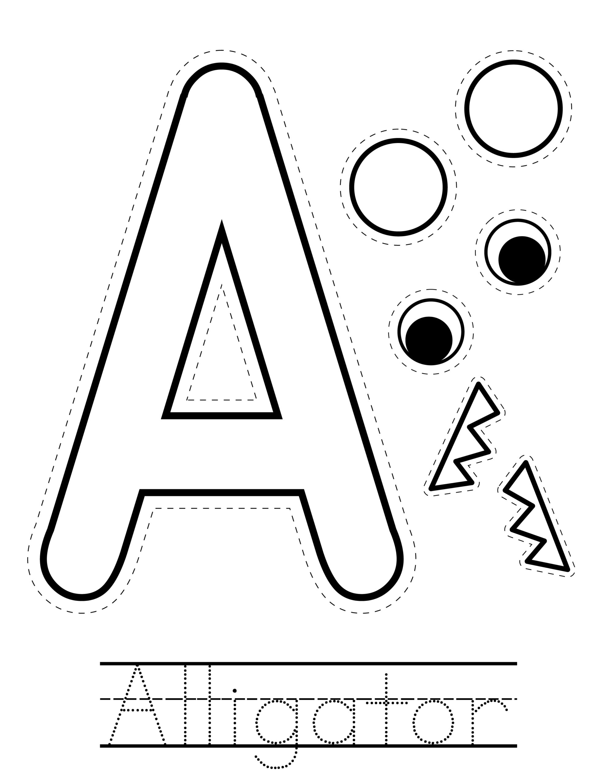 Letter A Craft Alligator Activity Homeschooling Preschool