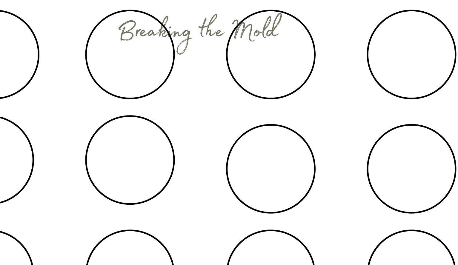 Macaron Template 1 75 Inch Instant Download Etsy