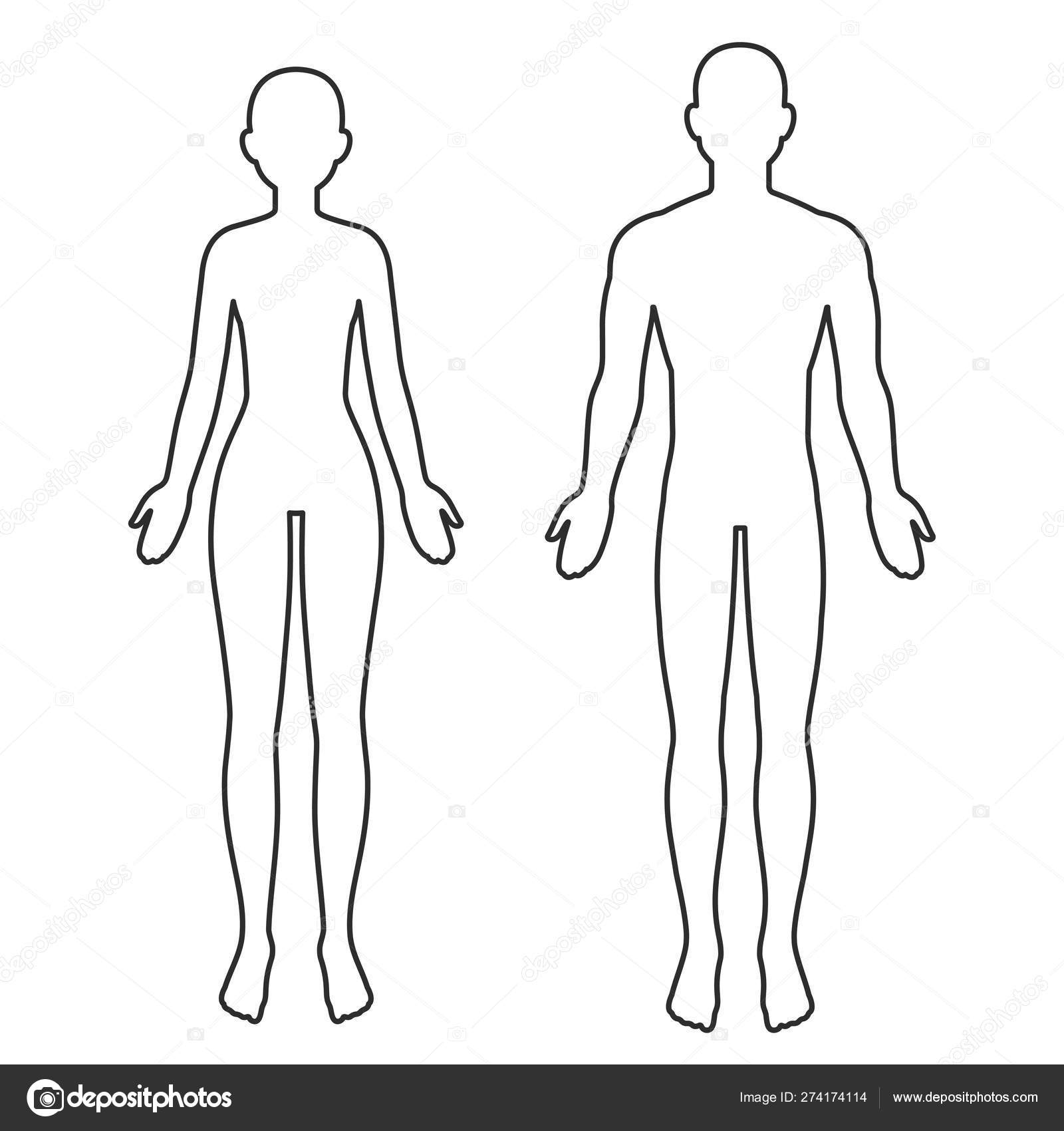 Body Outline Template Printable