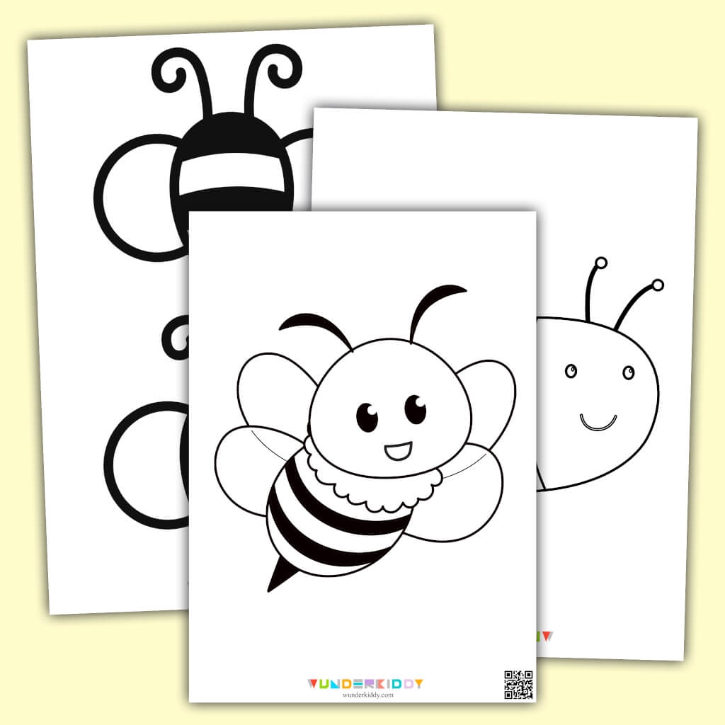 Malvorlagen Bienen Zum Ausdrucken F r Kinder