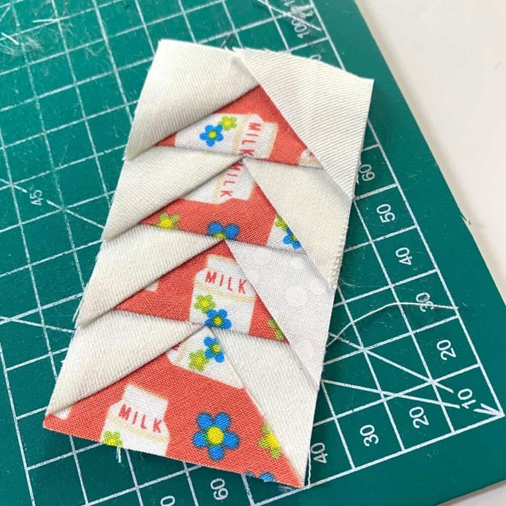 Mini Flying Geese Free Foundation Paper Piecing Pattern Tutorial