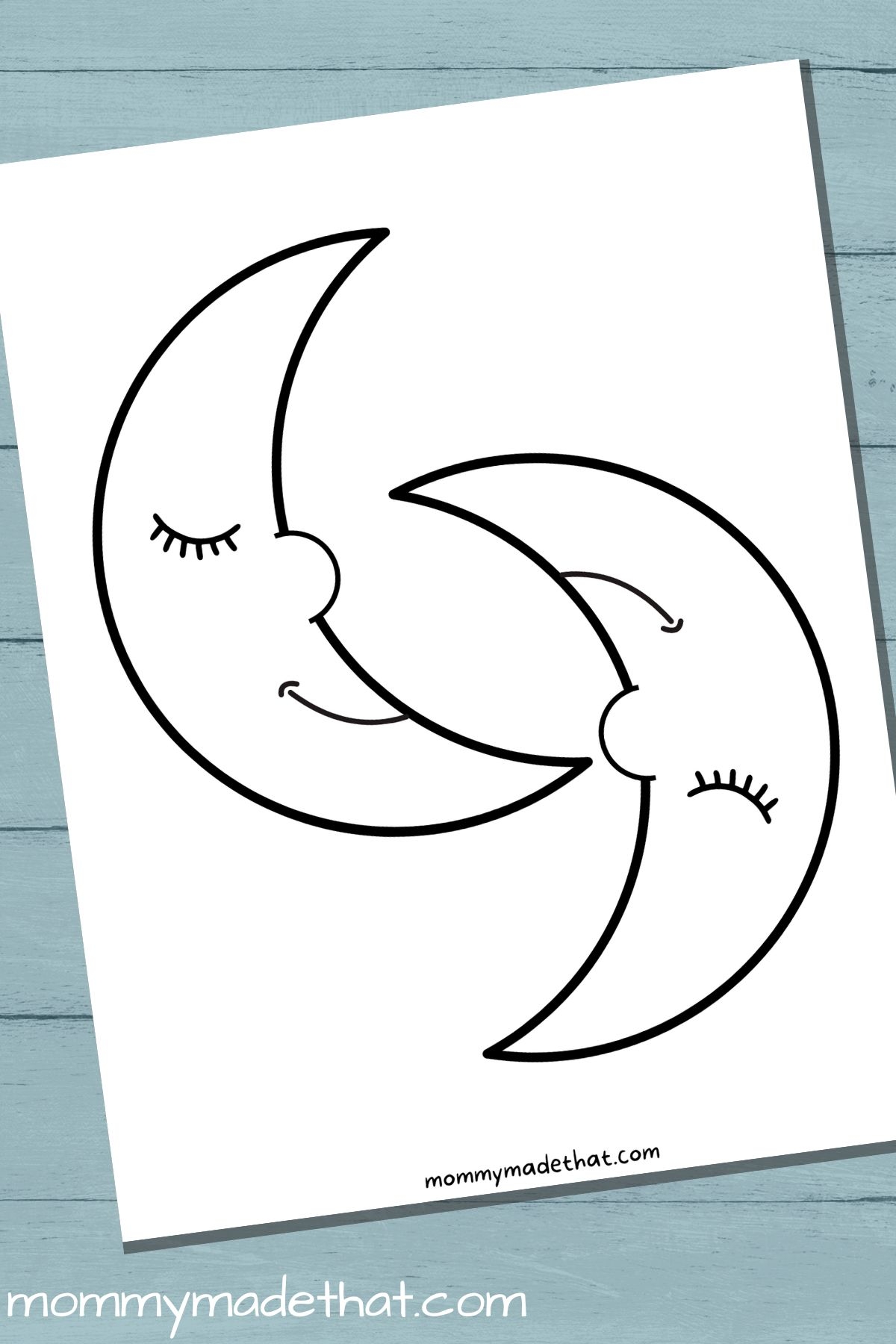 Moon Templates Lots Of Free Printables 