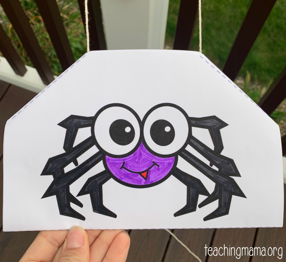 Moving Spider Craft Teaching Mama