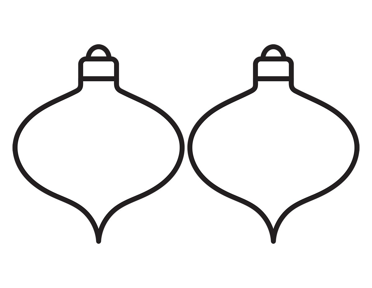 Ornament Template Free Printable The Best Ideas For Kids