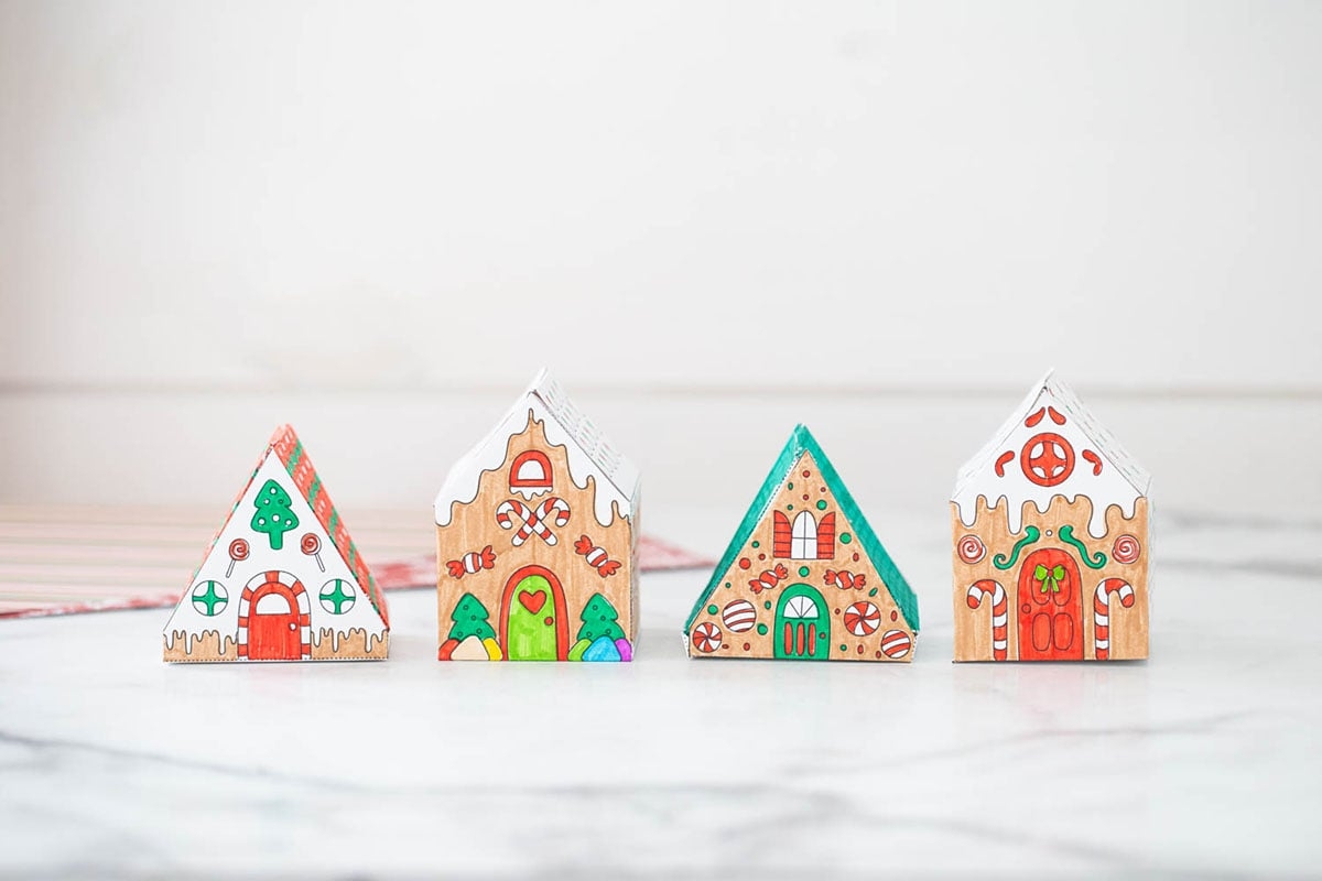 Paper Gingerbread House Free Printables The Best Ideas For Kids
