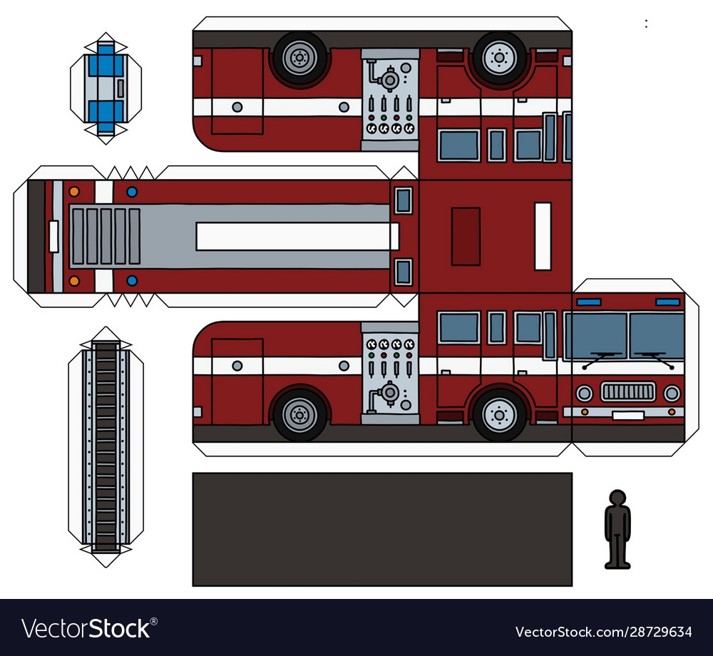 Fire Truck Template Printable