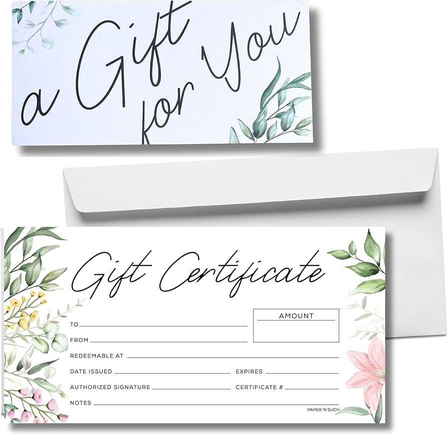 Free Printable Gift Card Envelope Template