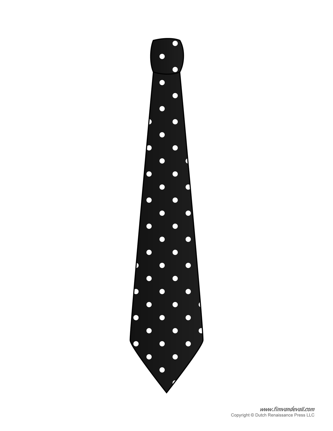 Paper Tie Templates For Kids