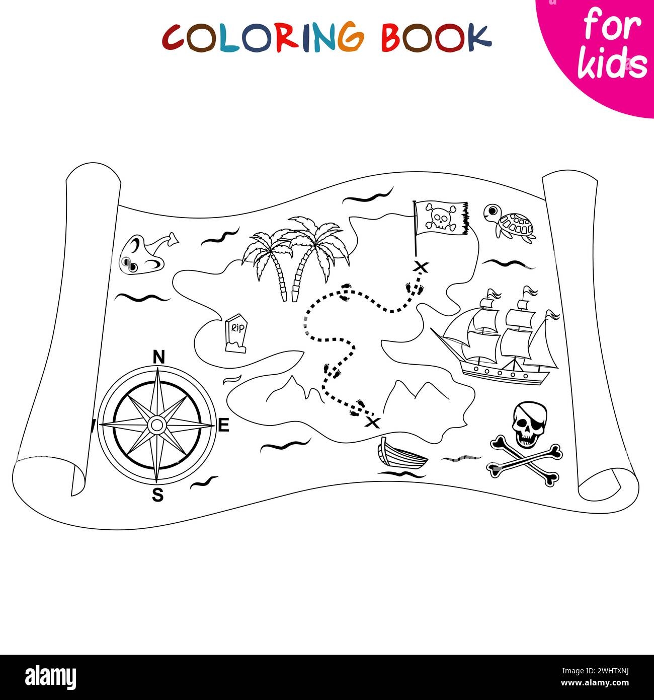 Treasure Map Template Printable