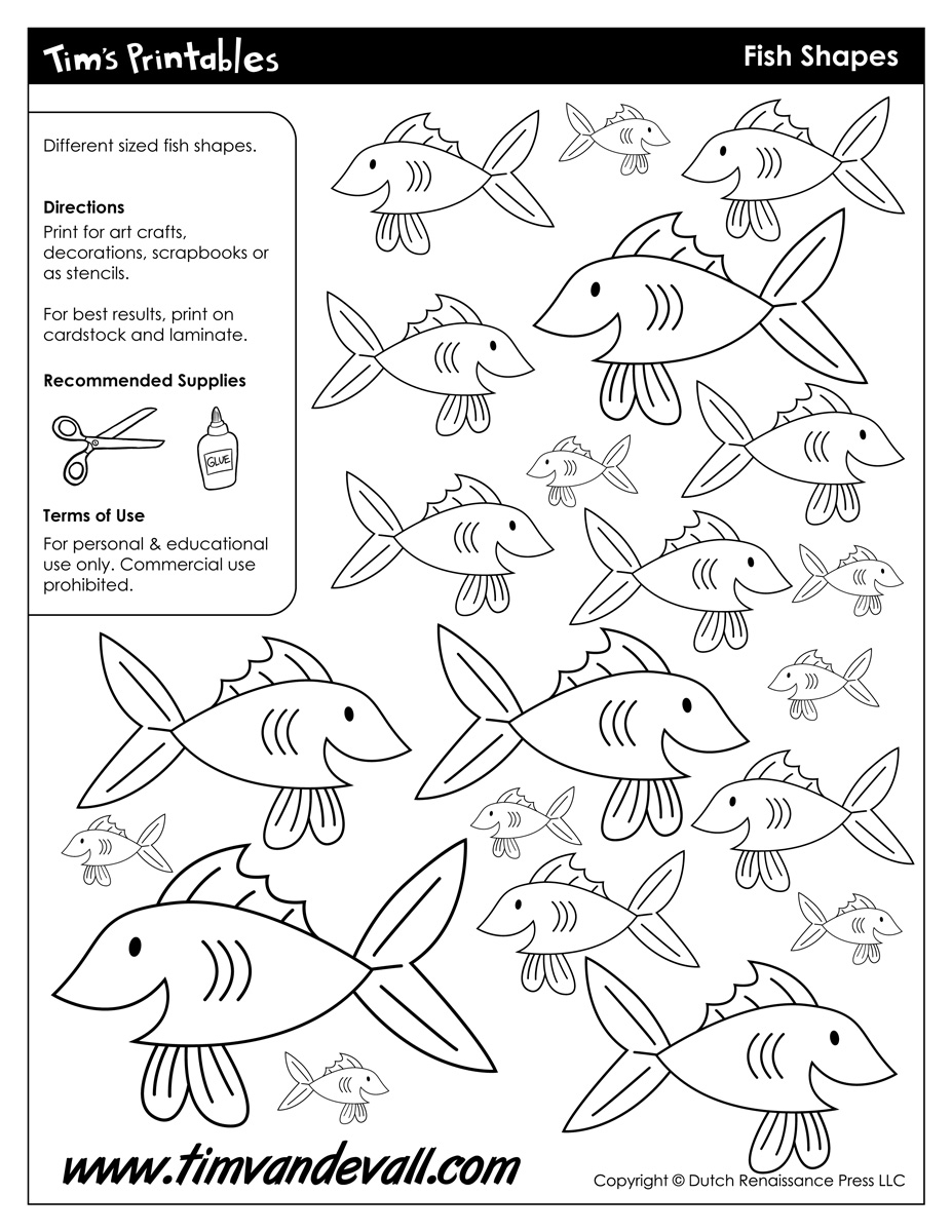 Free Printable Fish Templates