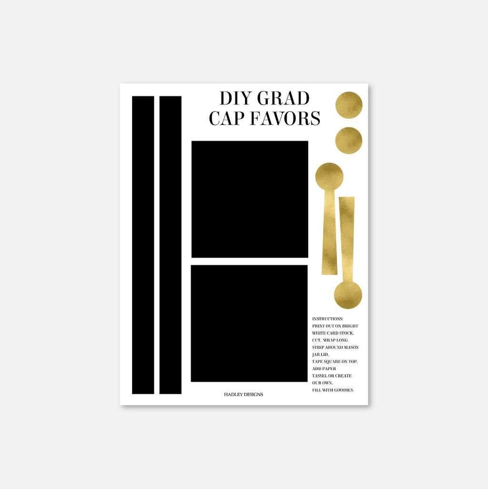 Printable Graduation Cap Top Template