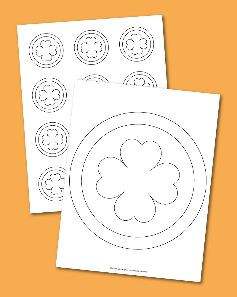 Coin Template Printable