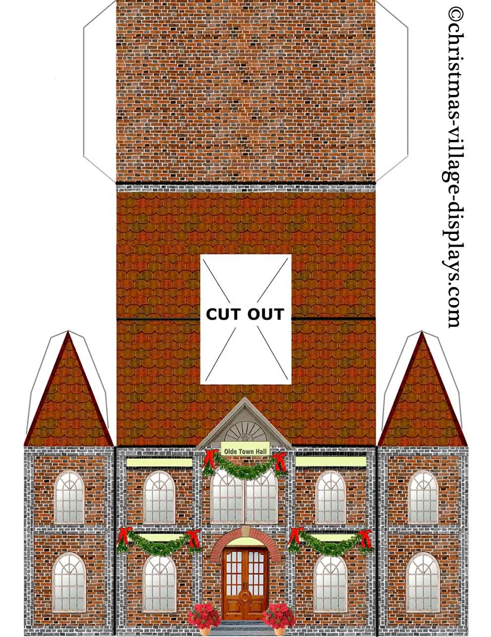 Free Printable Christmas Village Templates