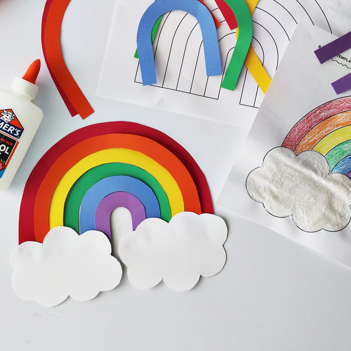 Free Printable Rainbow Templates