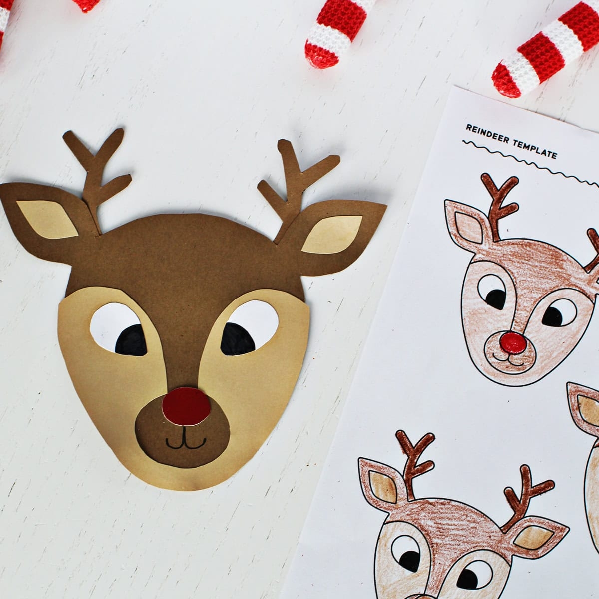 Reindeer Template Free Printable Childhood Magic