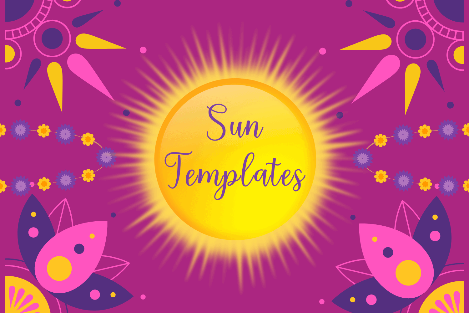 Free Printable Sun Template
