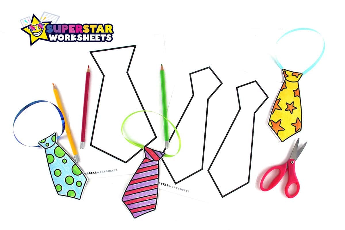 Free Printable Necktie Template