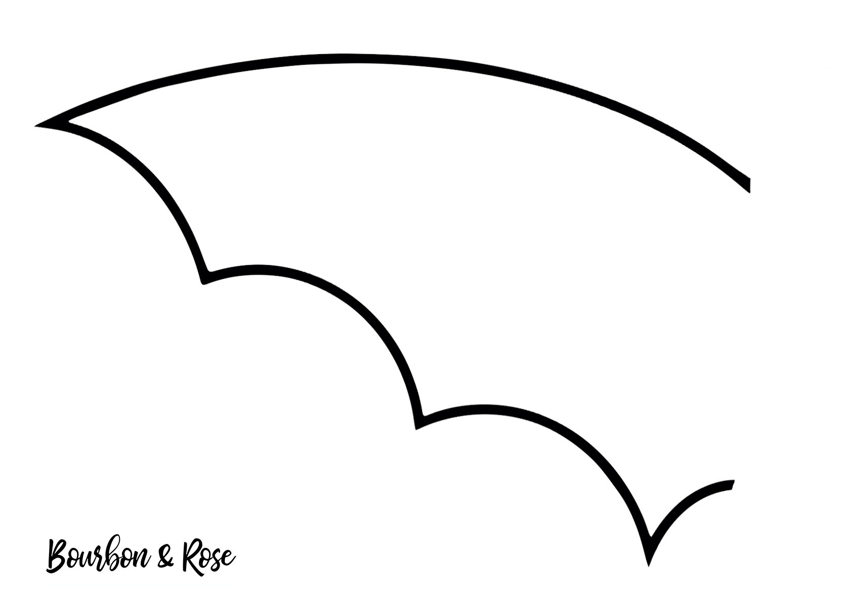 Trick Or Treat Bat Wings Bourbon Rose