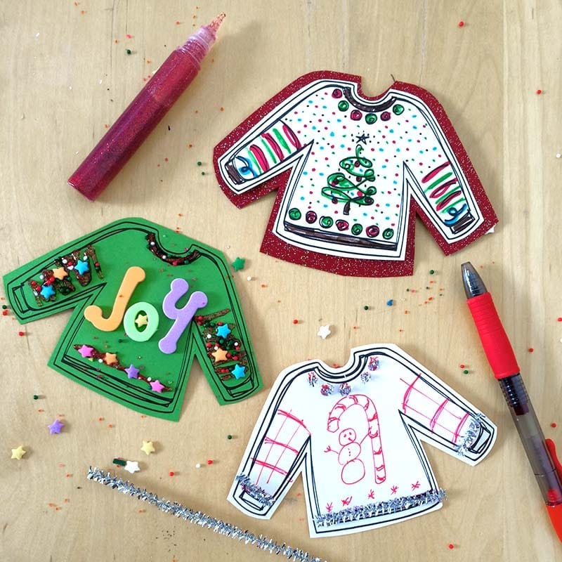 Ugly Sweaters Printable For Your Ugly Sweater Party 100 Directions