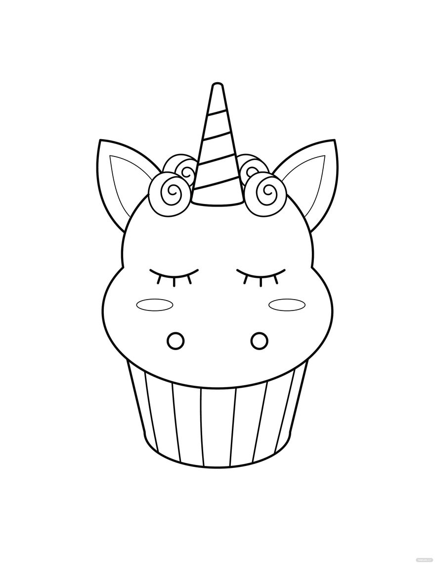 Free Printable Cupcake Template Pdf