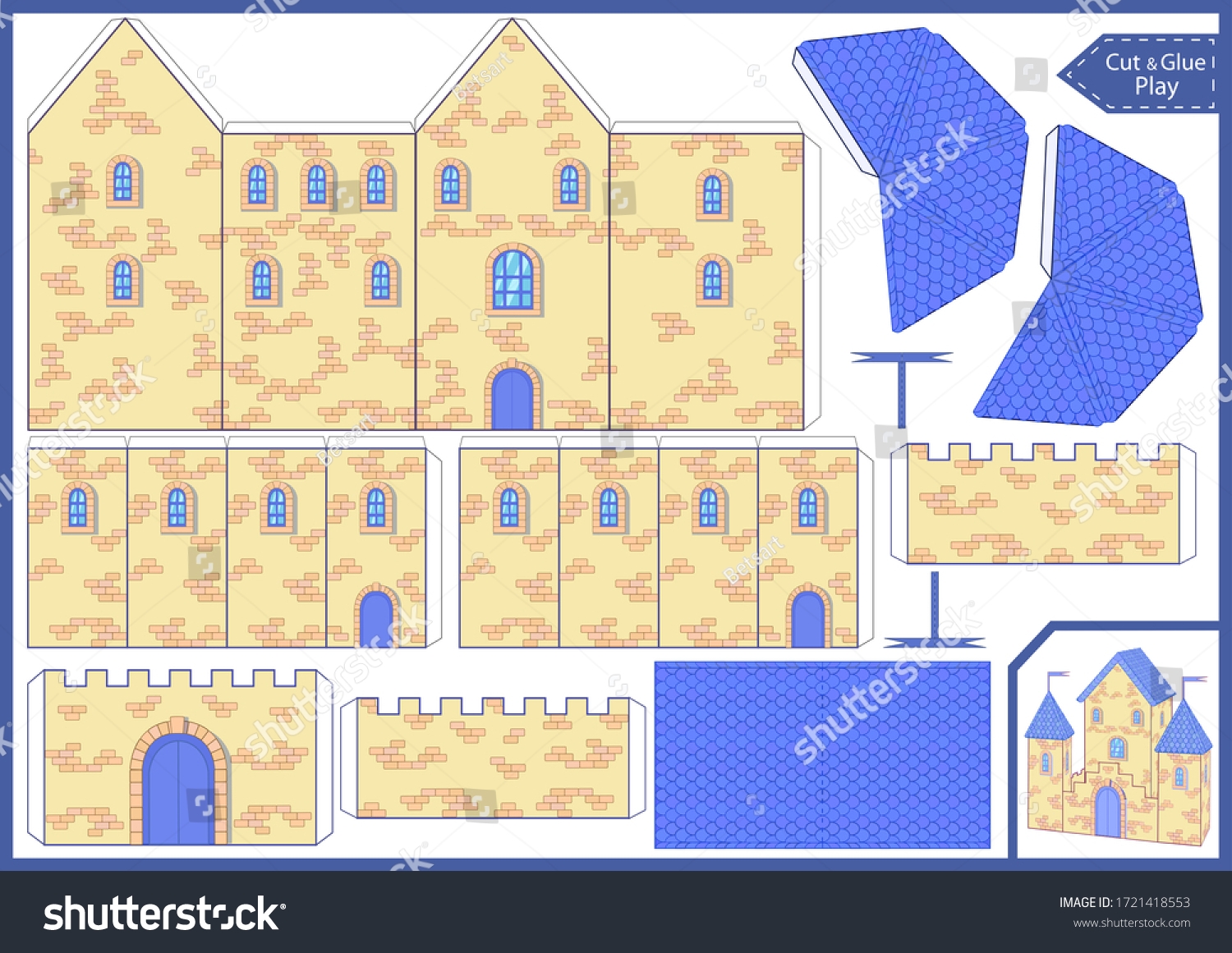 Castle Template Printable
