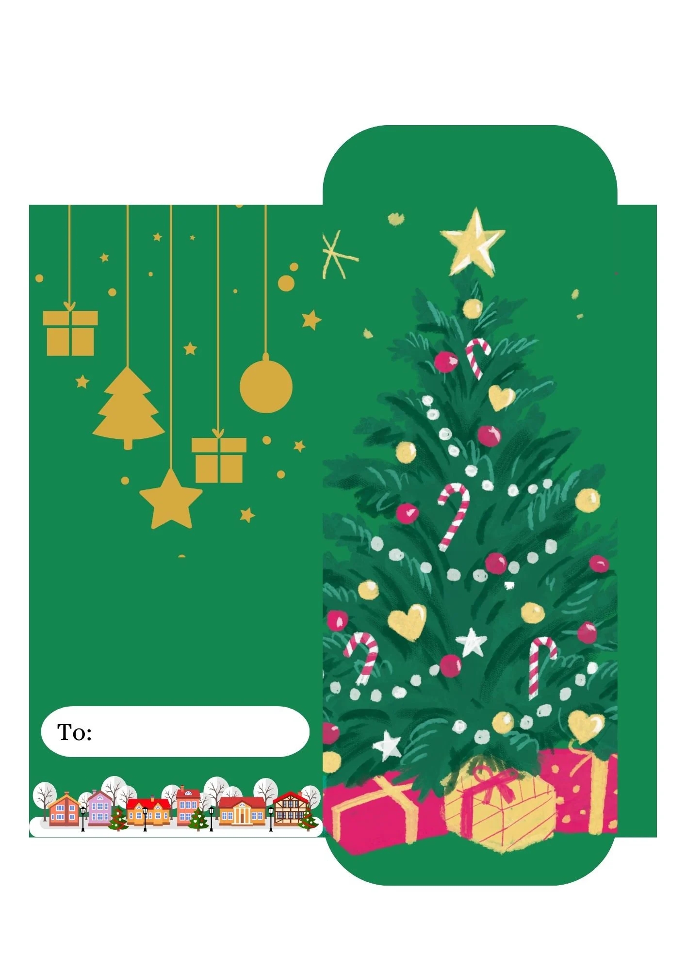 10 Editable Christmas Envelopes In Canva Money Envelope Christmas Envelope Template Etsy