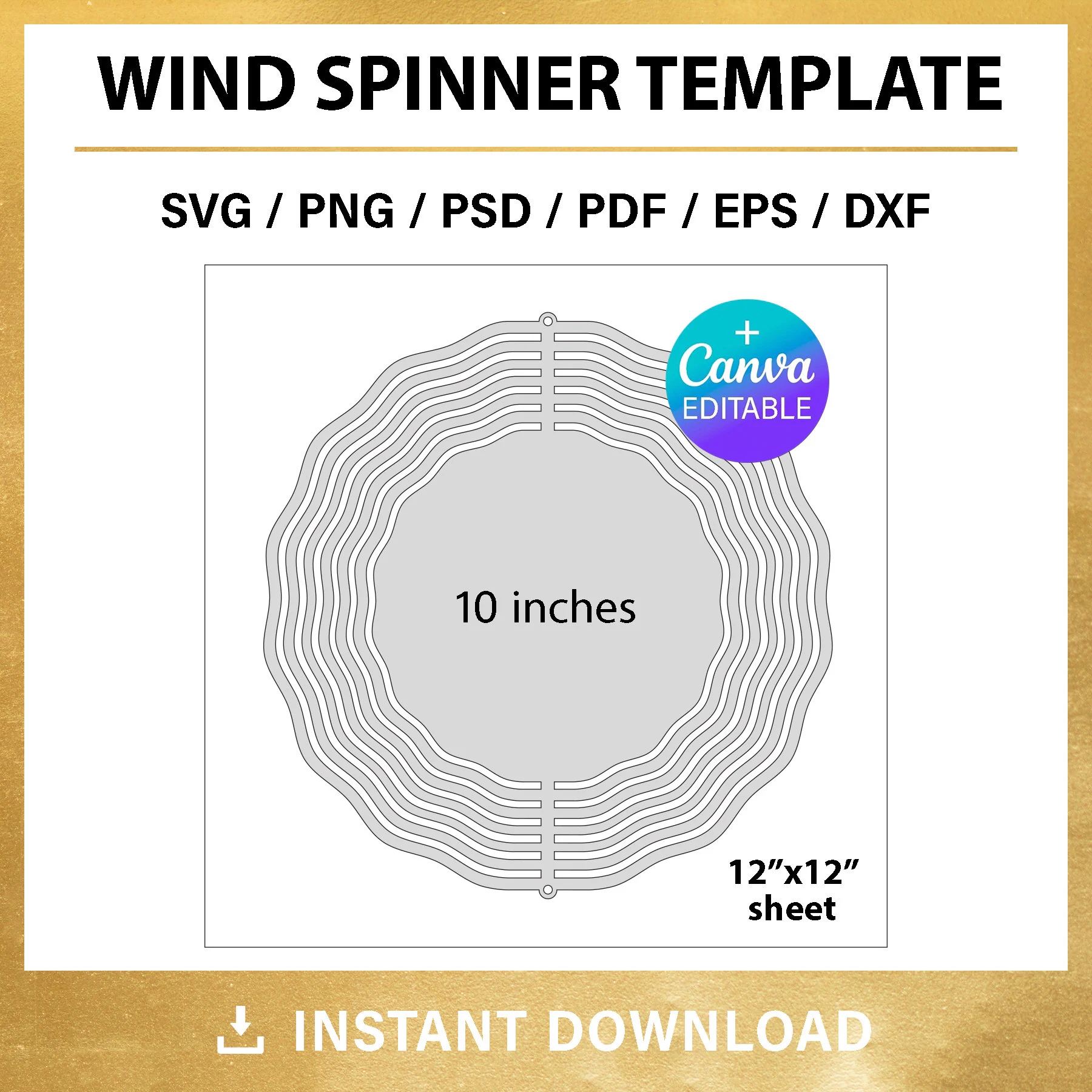 10 Inch Circle Template Printable