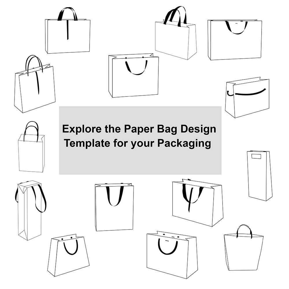 13 Styles Paper Bag Template For Creating Various Gift Bags Better Package