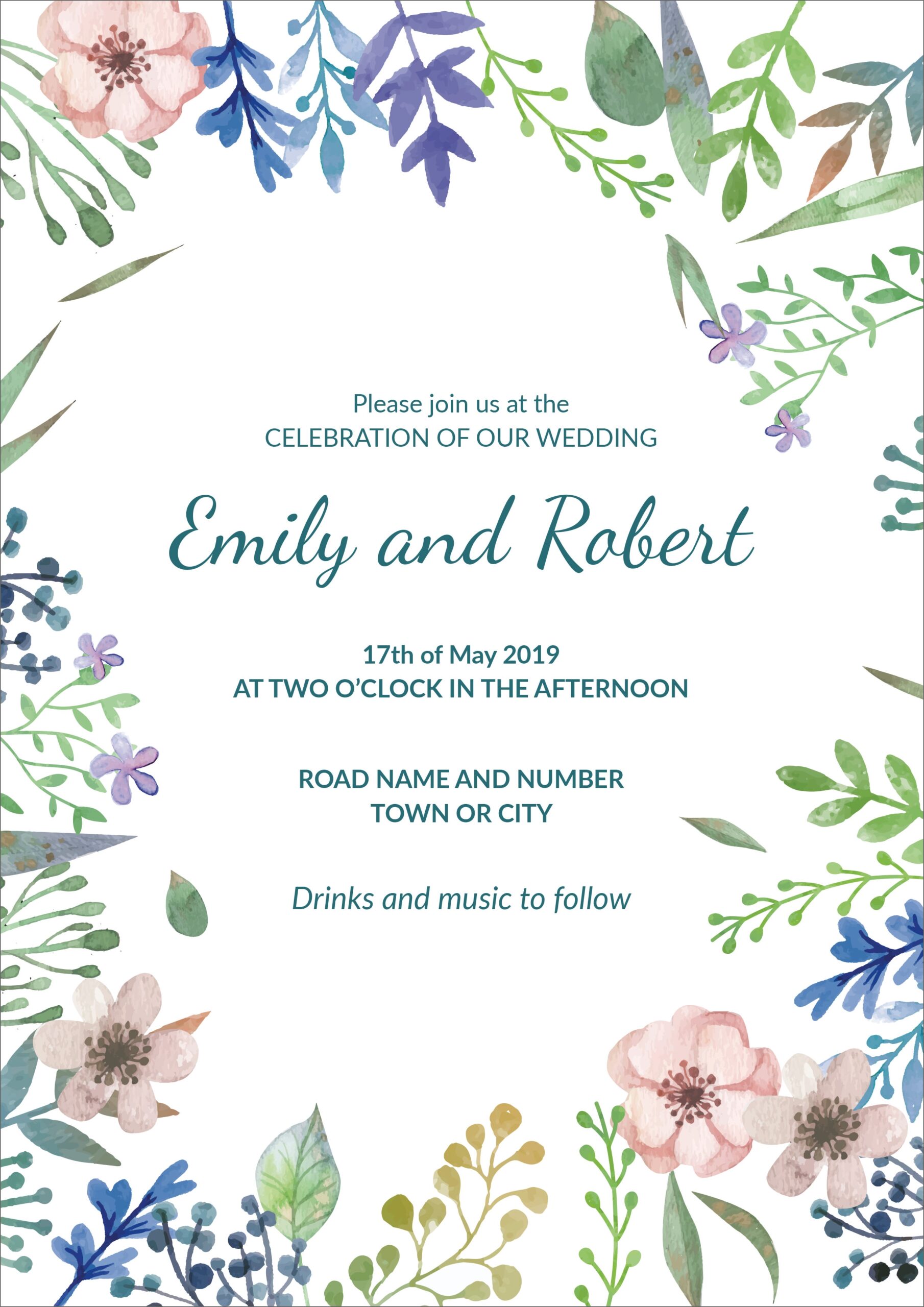 Printable Free Invitation Templates