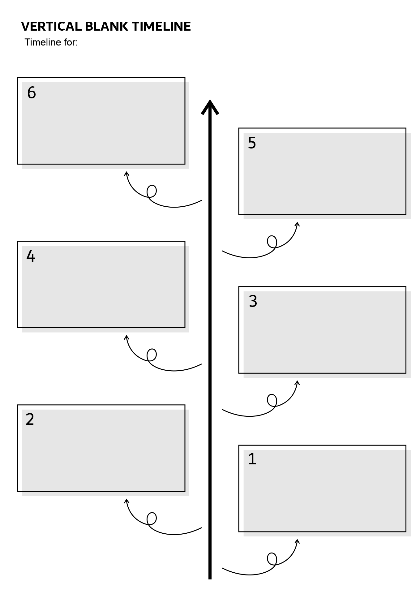 17 Blank Printable Timeline Worksheets Free PDF At Worksheeto