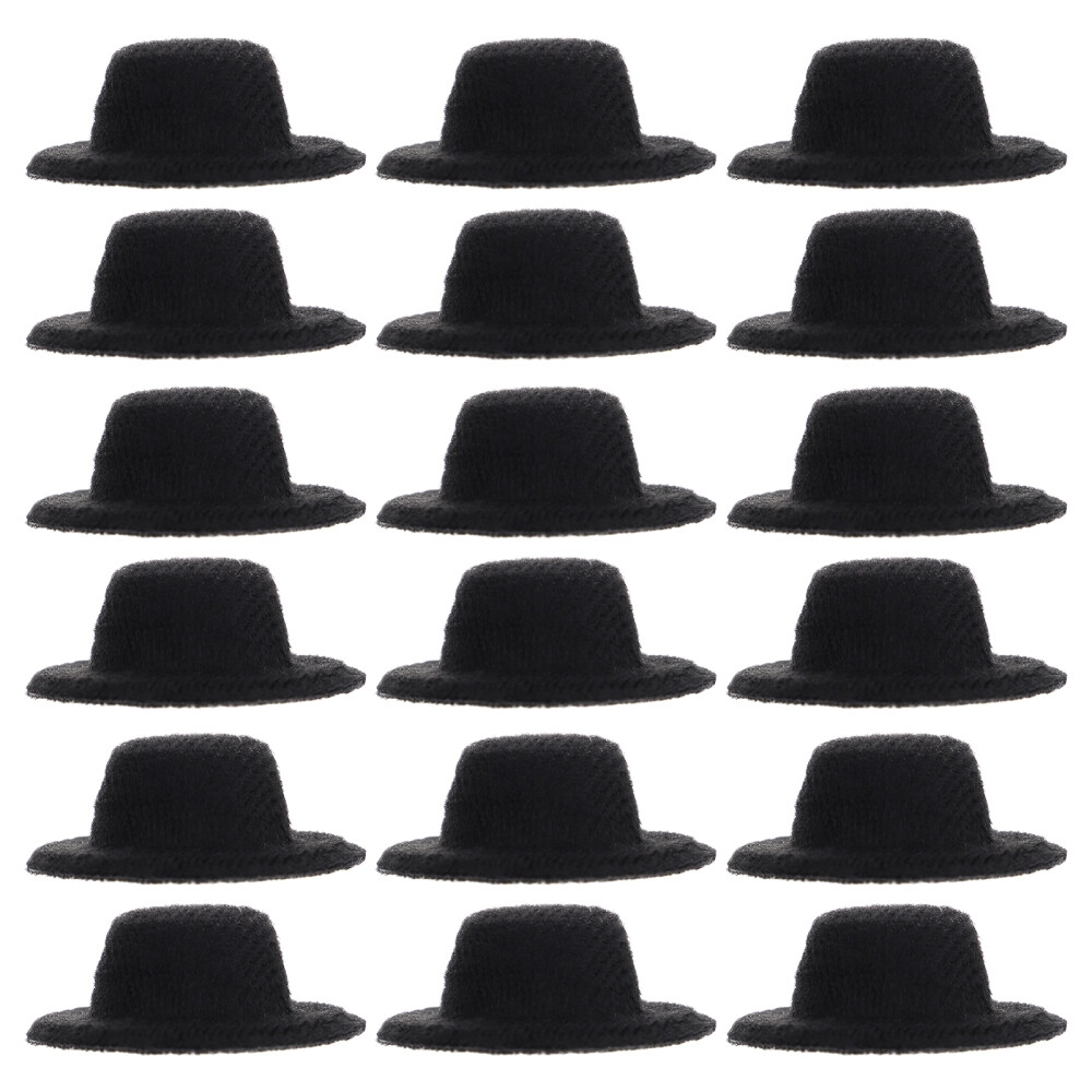 20PCS Miniature Party Hats Miniature Top Hat Mini Craft Hat Snowman Decoration EBay
