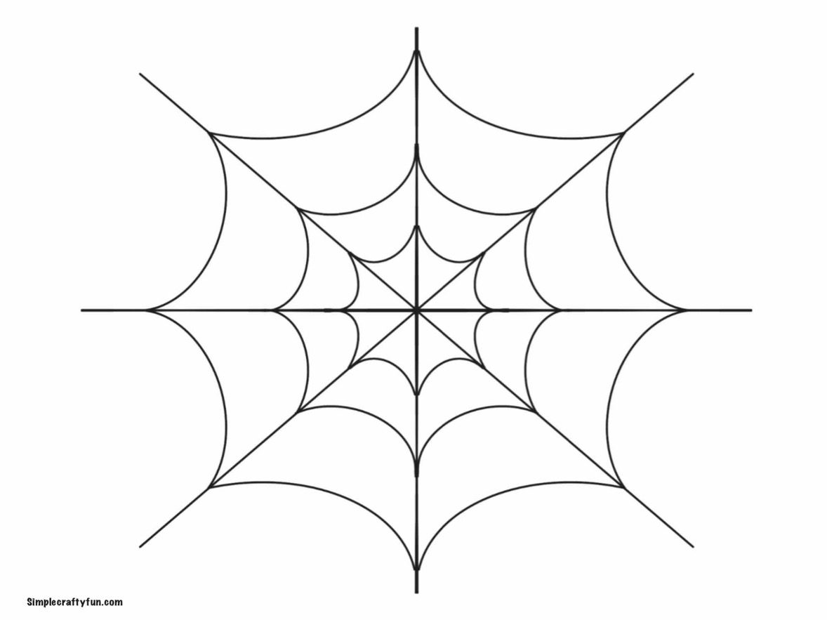 Free Printable Spider Template