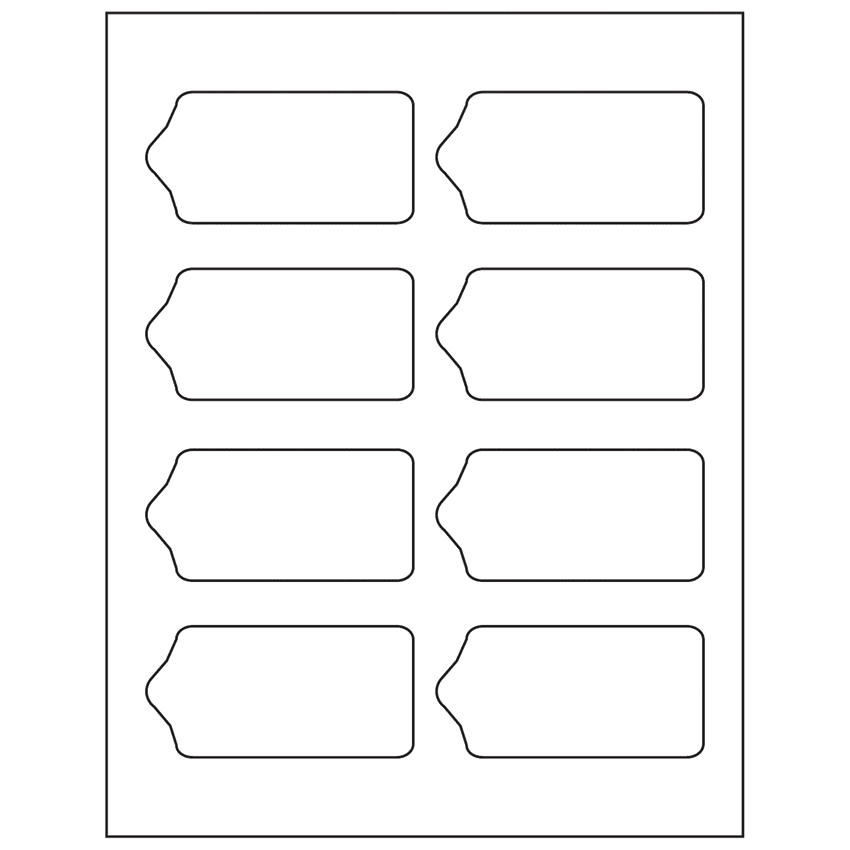 3 5625 X 1 75 Clear Matte Sheet Labels Style 440 Smith Corona