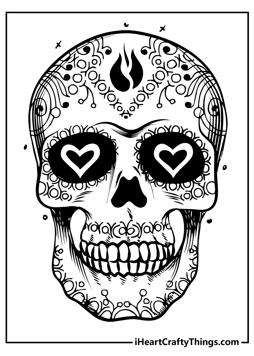 Free Printable Skull Template