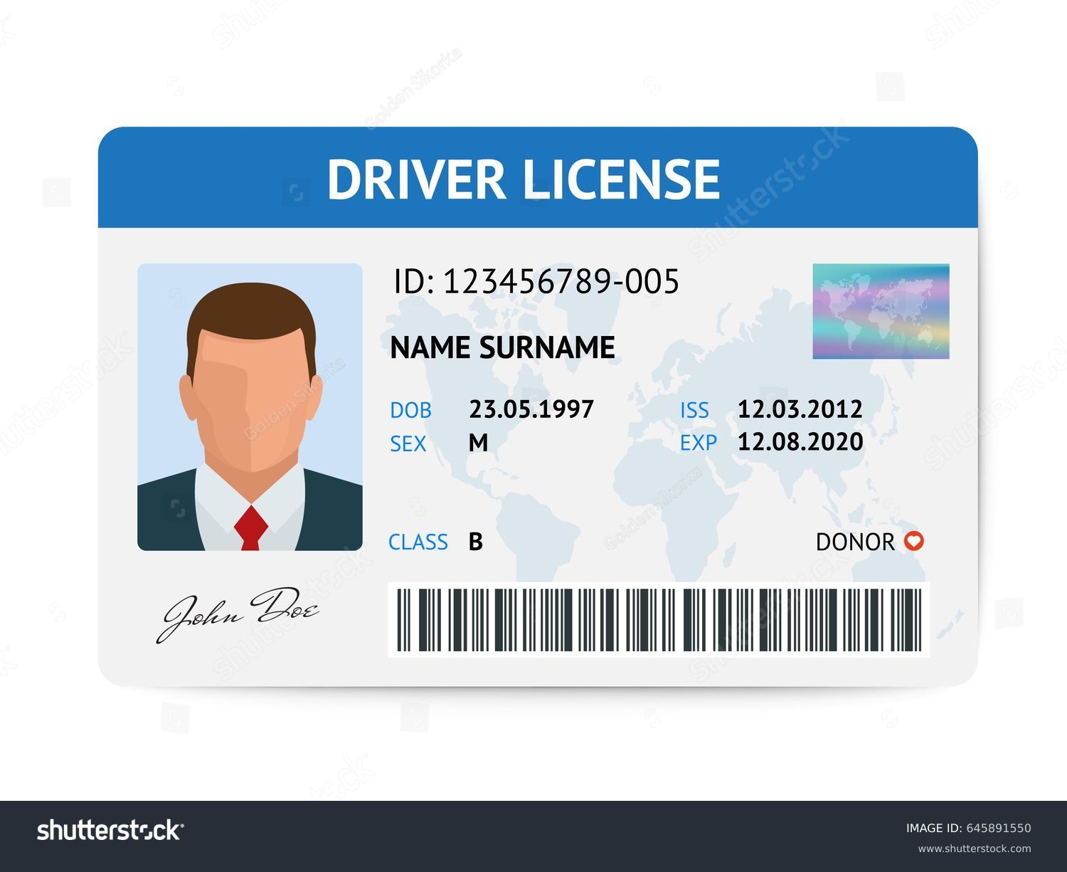 4 Thousand Drivers License Template Royalty Free Images Stock Photos U0026 Pictures Shutterstock