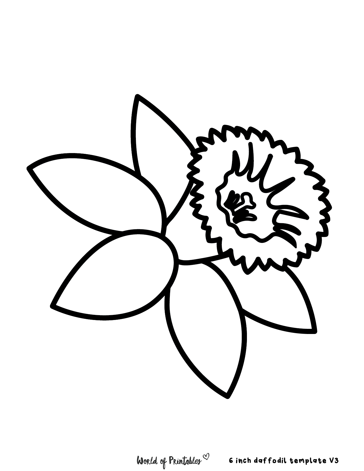 40 Daffodil Templates Tips For Fun Activities World Of Printables