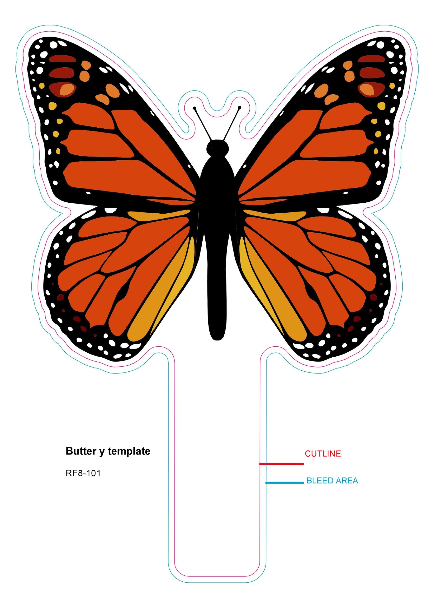 Butterfly Template Printable Pdf