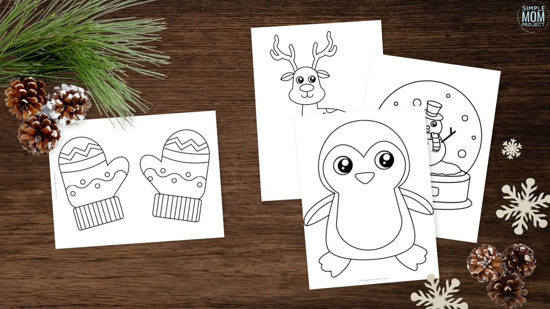 50 Winter Templates Winter Coloring Pages Winter Theme Activity Templates Simple Mom Project Store